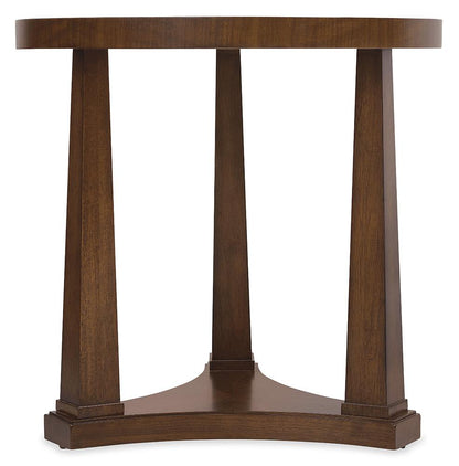 Hooker Furniture - Archives Round End Table in Dark Wood - 6123-80116-89 veiw 1