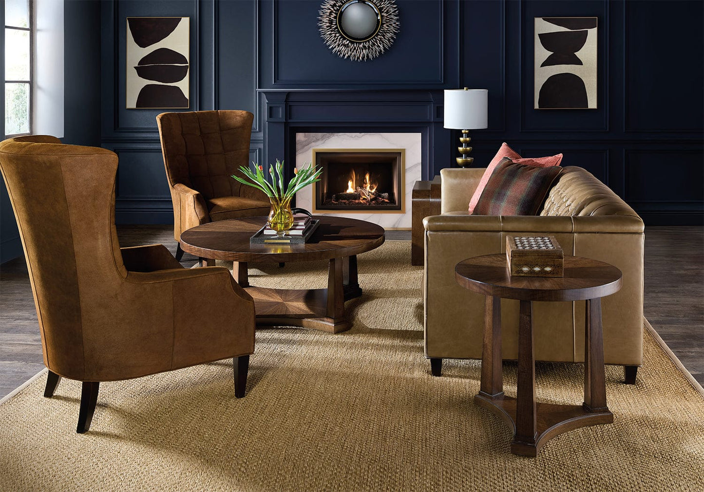 Hooker Furniture - Archives Round End Table in Dark Wood - 6123-80116-89 view 4