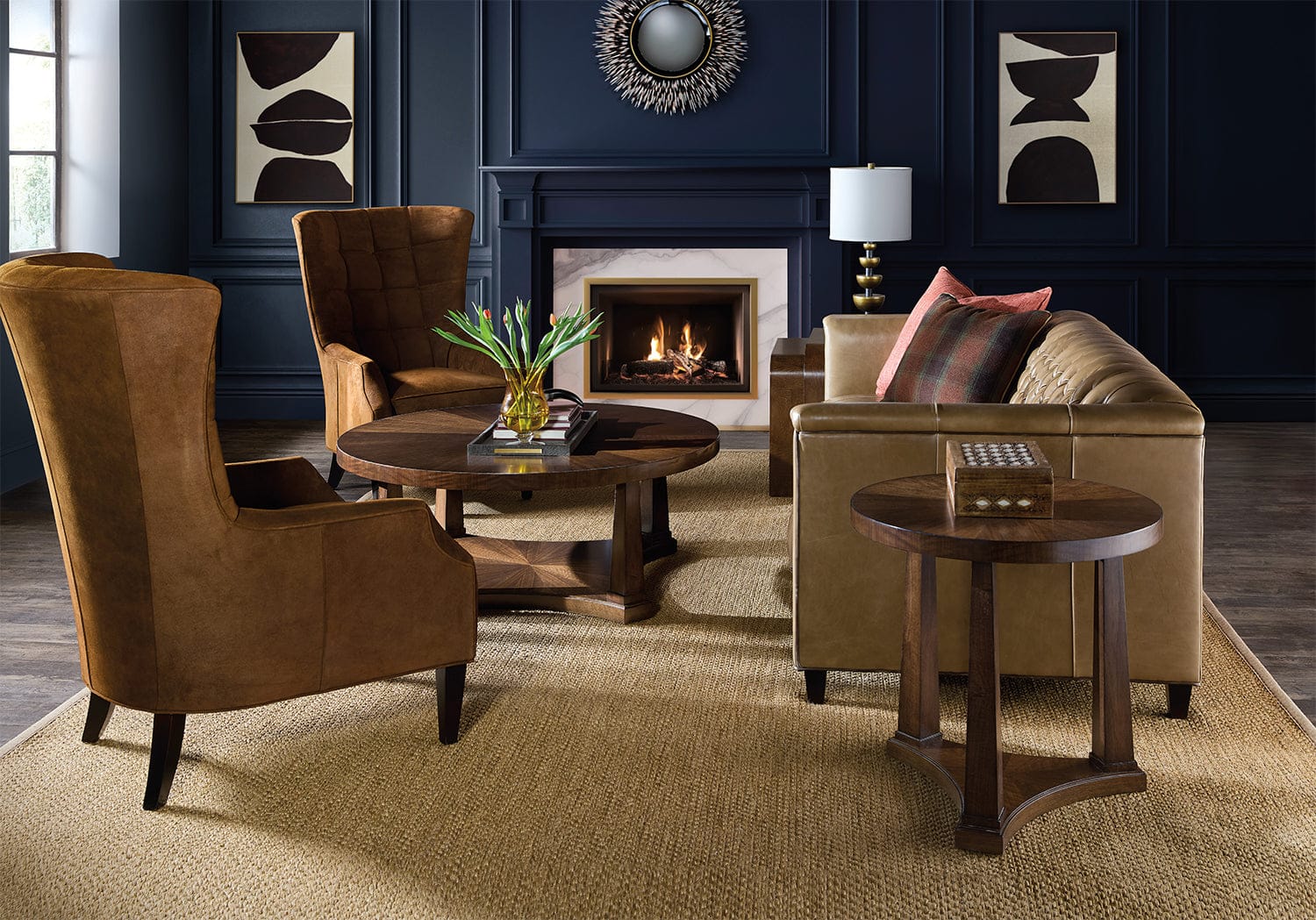 Hooker Furniture - Archives Round End Table in Dark Wood - 6123-80116-89 view 4