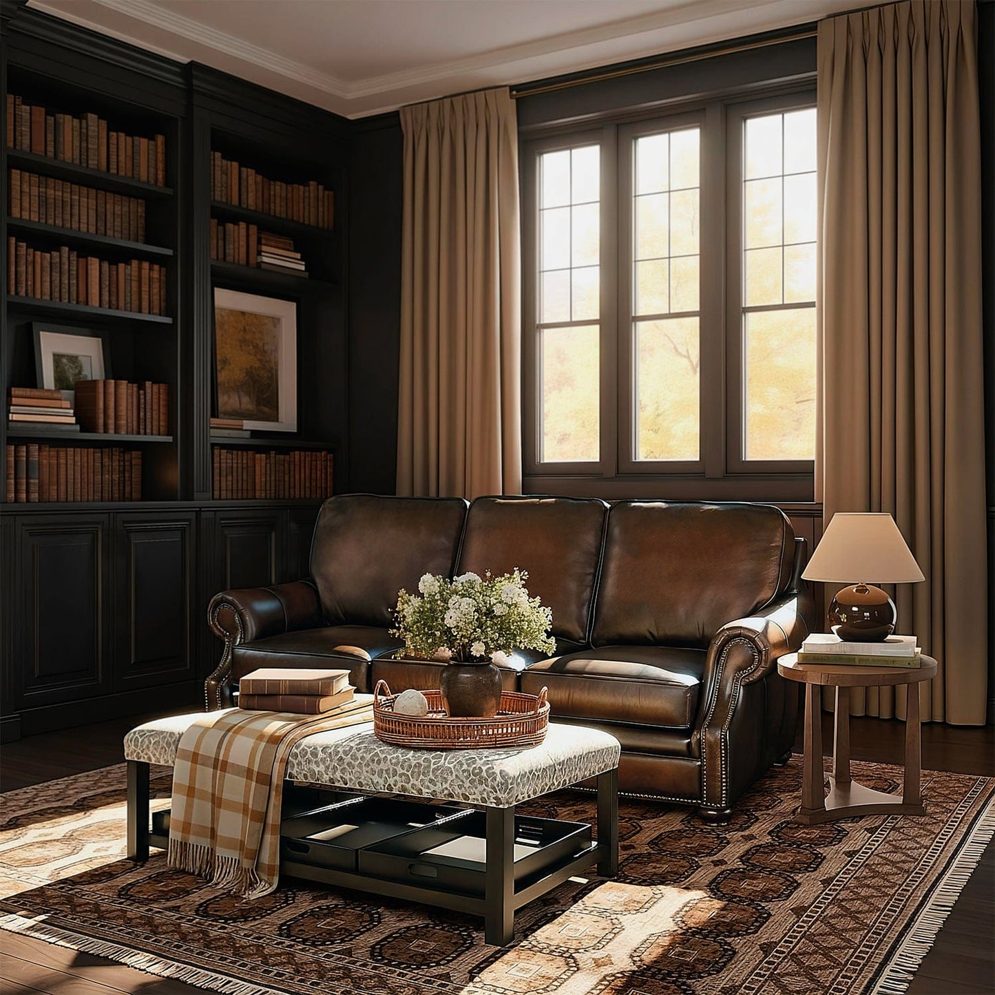 Hooker Furniture - Archives Round End Table in Dark Wood - 6123-80116-89 view 5