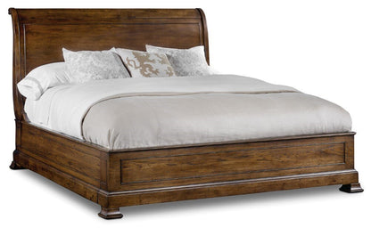 Hooker Furniture - Archivist Queen Sleigh Bed w/Low Footboard - 5447-90450B veiw 1