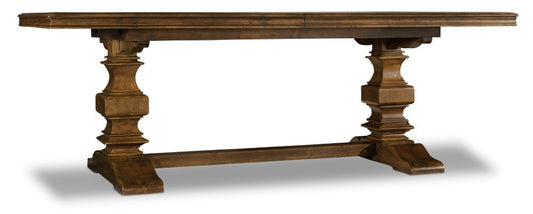 Hooker Furniture - Archivist Trestle Table w/2-18in Leaves - 5447-75206 veiw 1