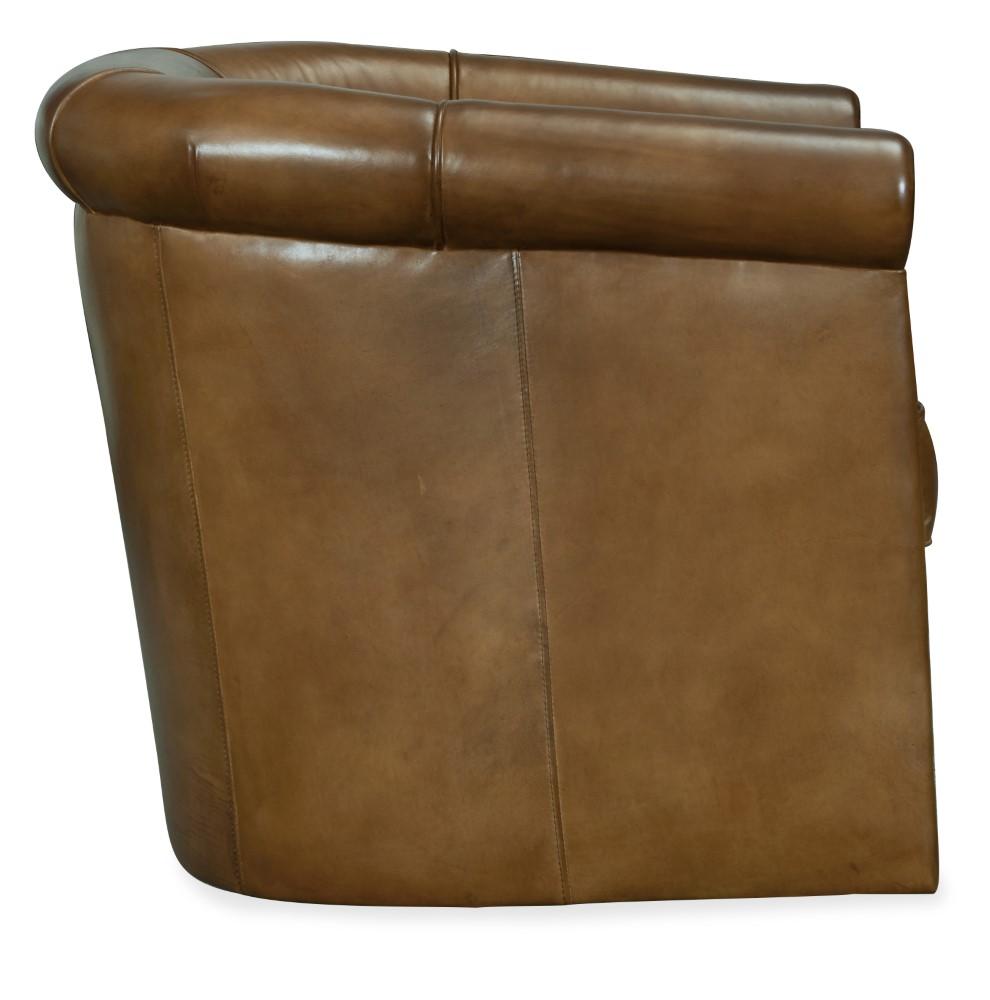 Hooker Furniture - Axton Swivel Leather Club Chair - CC388-SW-083 veiw 3