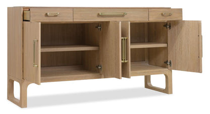 Hooker Furniture- Banyon Bay Buffet in Light Wood - 6081-75900-82 veiw 3
