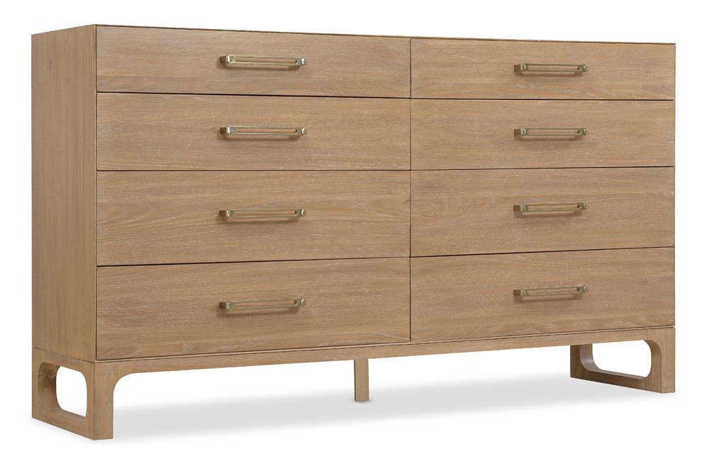 Hooker Furniture- Banyon Bay Eight Drawer Dresser in Light Wood - 6081-90202-82 veiw 1
