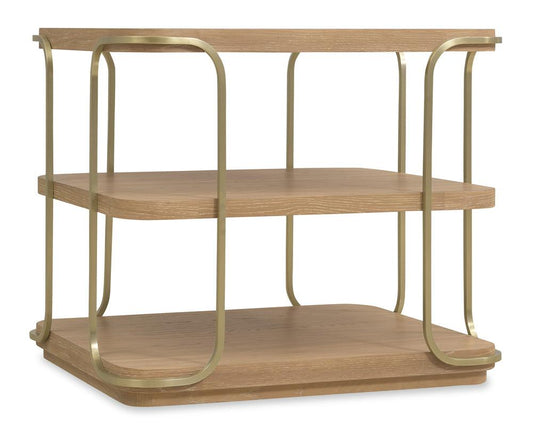 Hooker Furniture- Banyon Bay End Table in Light Wood - 6081-80113-82 veiw 1