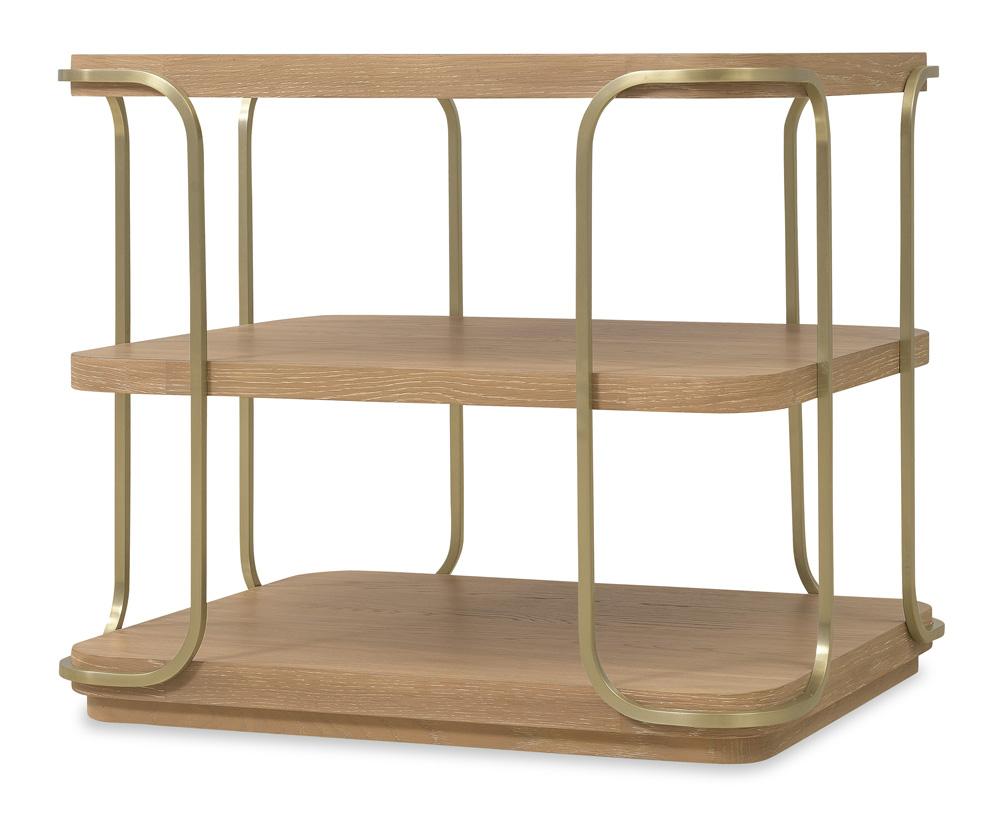 Hooker Furniture- Banyon Bay End Table in Light Wood - 6081-80113-82 veiw 2