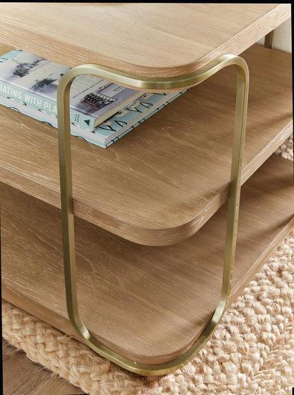 Hooker Furniture- Banyon Bay End Table in Light Wood - 6081-80113-82 veiw 4