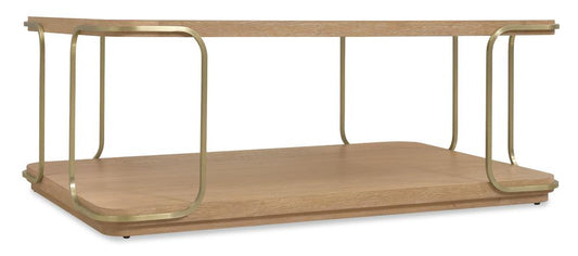 Hooker Furniture- Banyon Bay Rectangle Cocktail Table in Light Wood - 6081-80110-82 veiw 1