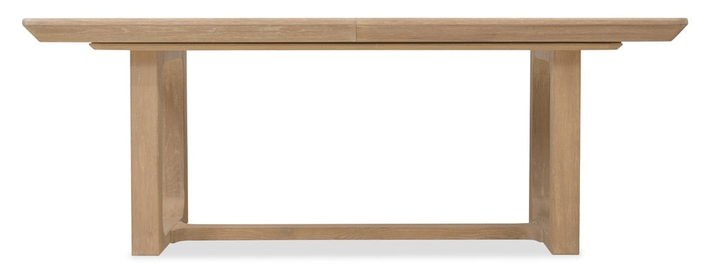 Hooker Furniture- Banyon Bay Rectangle Dining Table with Two 20-inch Leaves in Light Wood - 6081-75200-82 veiw 3