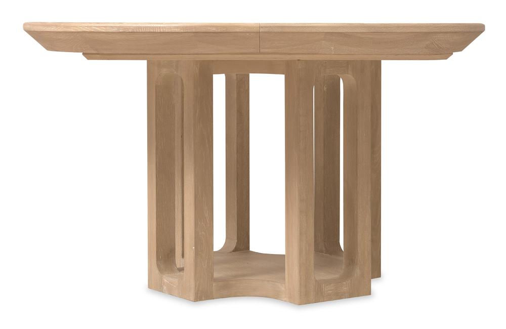 Hooker Furniture- Banyon Bay Round Dining Table with One 18-inch Leaf in Light Wood - 6081-75201-82 veiw 3
