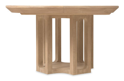 Hooker Furniture- Banyon Bay Round Dining Table with One 18-inch Leaf in Light Wood - 6081-75201-82 veiw 3