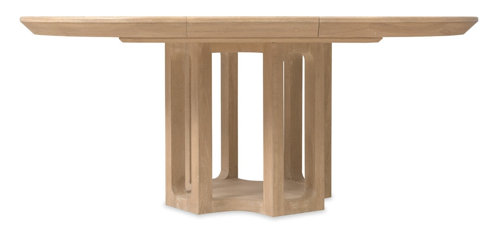 Hooker Furniture- Banyon Bay Round Dining Table with One 18-inch Leaf in Light Wood - 6081-75201-82 veiw 4