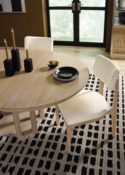 Hooker Furniture- Banyon Bay Round Dining Table with One 18-inch Leaf in Light Wood - 6081-75201-82 veiw 8