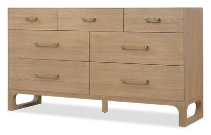 Hooker Furniture- Banyon Bay Seven Drawer Dresser in Light Wood - 6081-90002-82 veiw 2