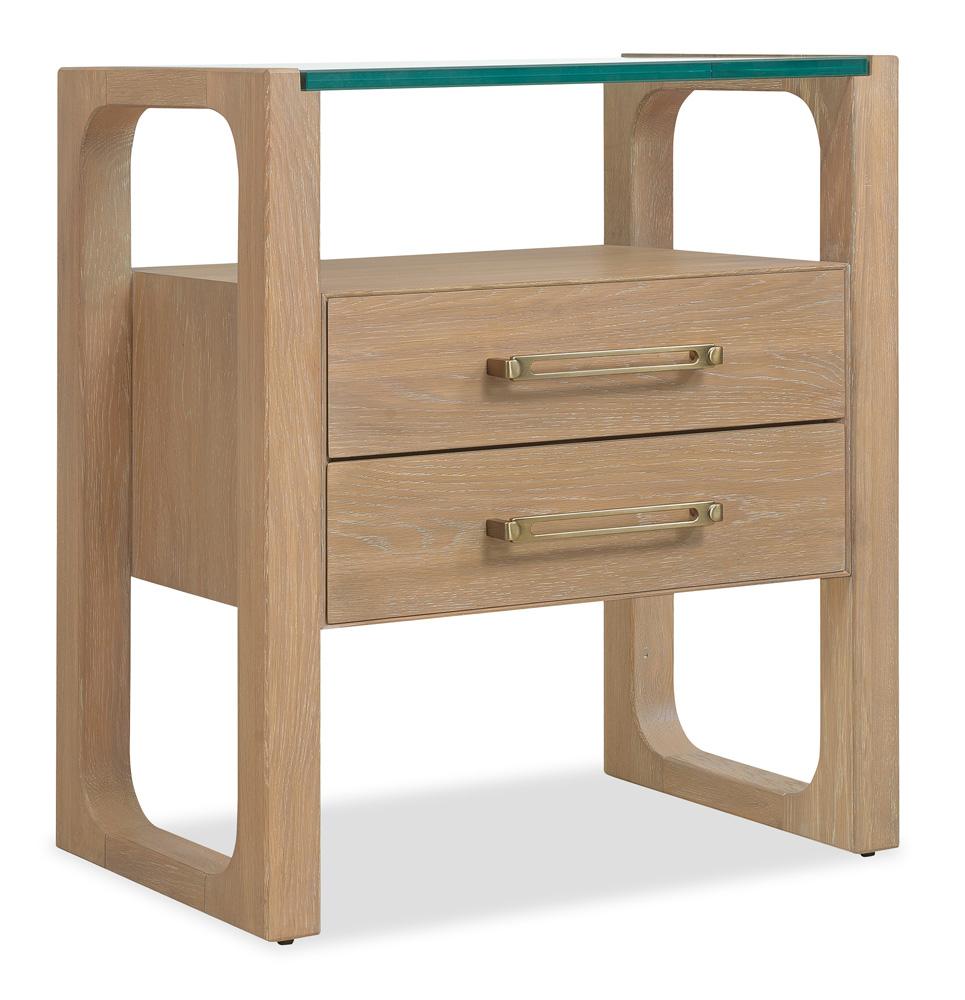 Hooker Furniture- Banyon Bay Two Drawer Nightstand in Light Wood - 6081-90116-82 veiw 1