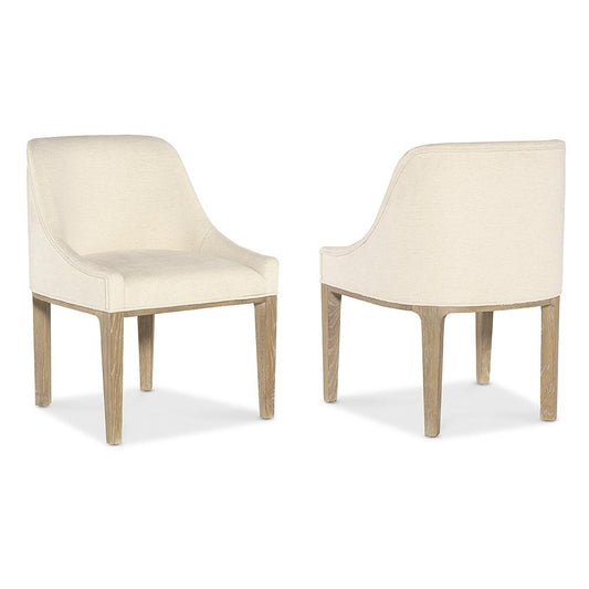 Hooker Furniture- Banyon Bay Upholstered Host Chair 2 Set of 2 in Beige - 6081-75500-82 veiw 1