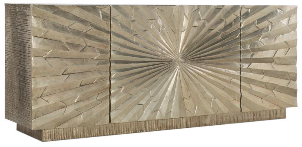 Hooker Furniture - Big Bang 78in Entertainment Console - 5667-55478-SLV veiw 1