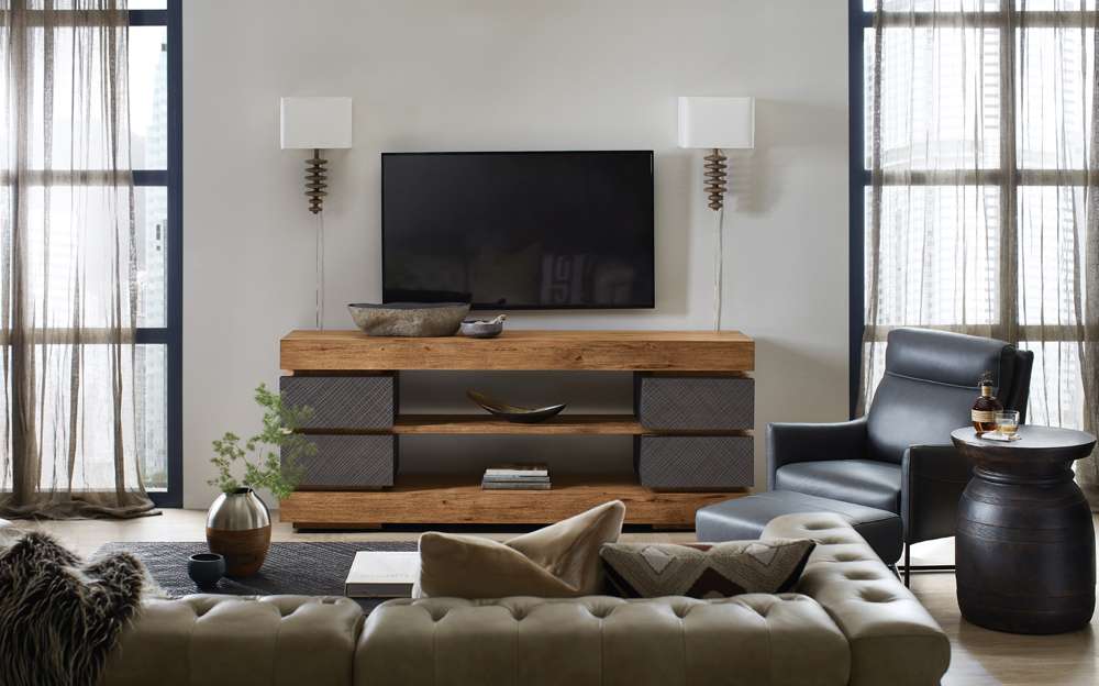 Hooker Furniture - Big Sky Entertainment Console - 6700-55480-80 veiw 4
