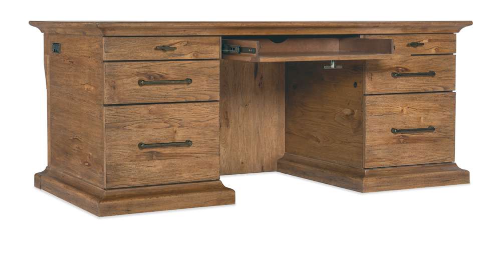 Hooker Furniture - Big Sky Executive Desk - 6700-10562-80 veiw 4