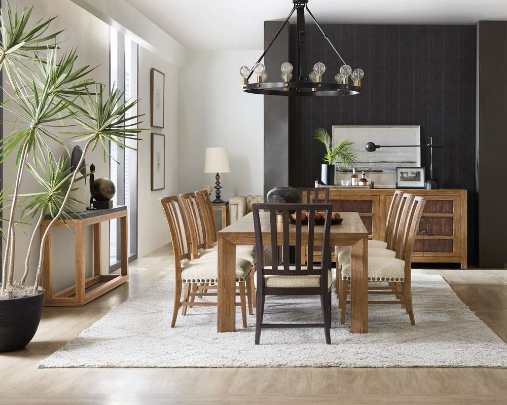 Hooker Furniture - Big Sky Leg Table w/1-24 in Leaf - 6700-75207-80 veiw 3