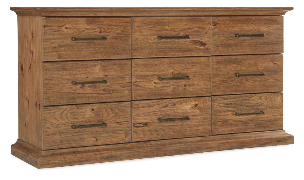 Hooker Furniture - Big Sky Nine Drawer Dresser - 6700-90202-80 veiw 1