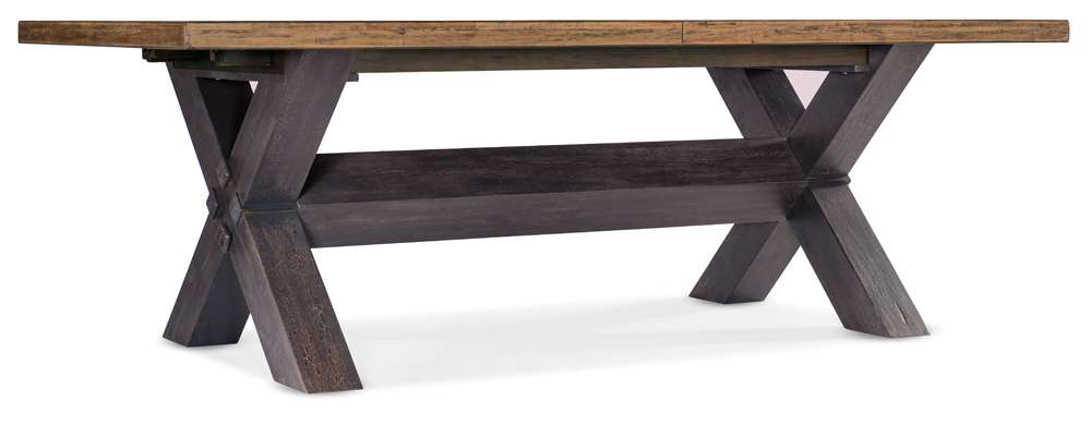 Hooker Furniture - Big Sky Trestle Dining Table w/2-20in Leaves - 6700-75200-80 veiw 1