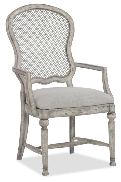 Hooker Furniture - Boheme Gaston Metal Back Arm Chair - 5750-75401-LTWD veiw 1