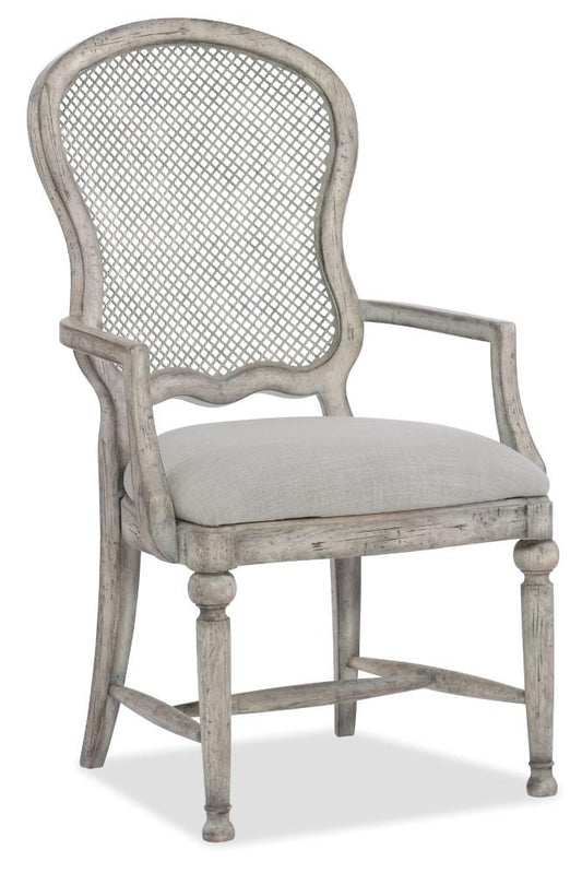 Hooker Furniture - Boheme Gaston Metal Back Arm Chair - 5750-75401-LTWD veiw 1