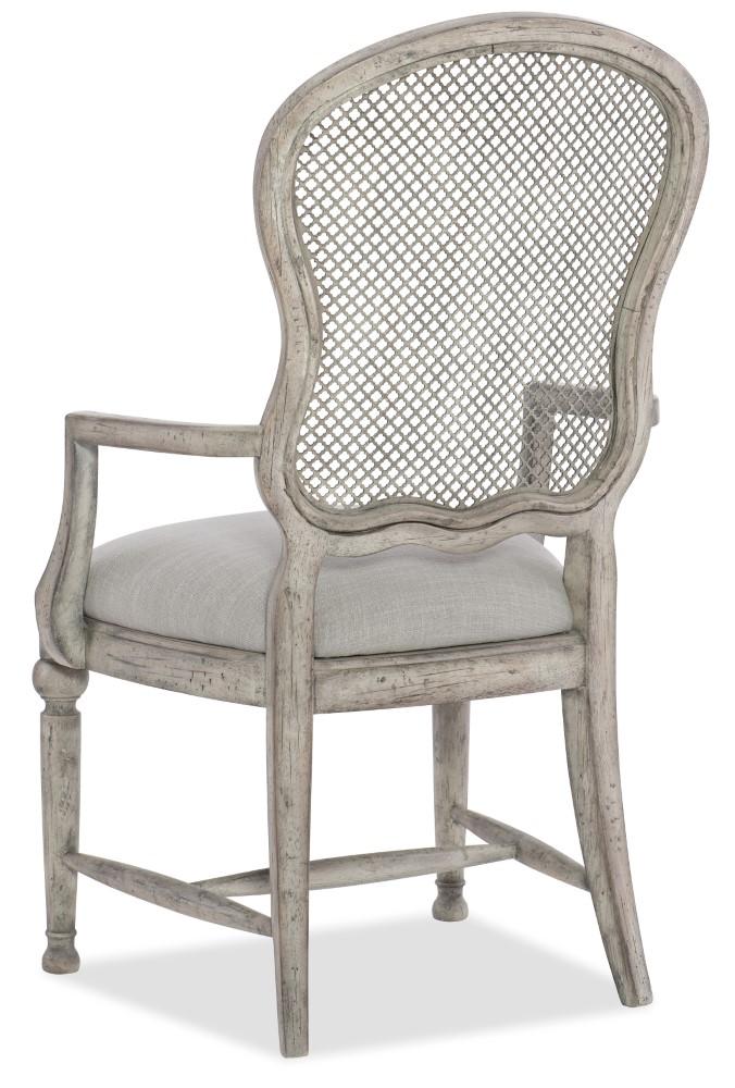 Hooker Furniture - Boheme Gaston Metal Back Arm Chair - 5750-75401-LTWD veiw 2