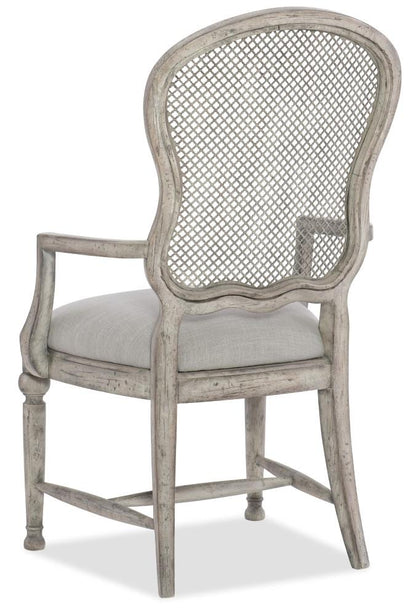 Hooker Furniture - Boheme Gaston Metal Back Arm Chair - 5750-75401-LTWD veiw 2