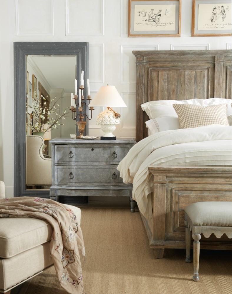 Hooker Furniture - Boheme Laurier King Panel Bed - 5750-90266-MWD veiw 2