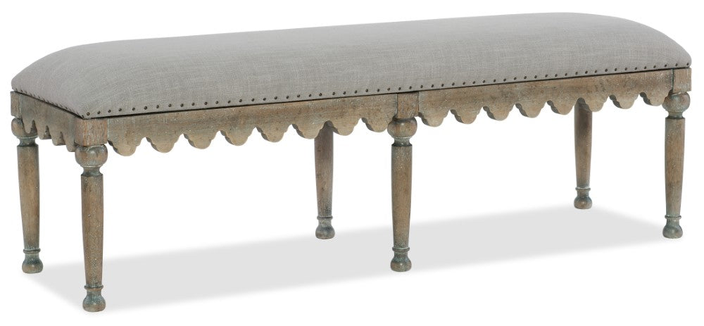 Hooker Furniture - Boheme Madera Bed Bench - 5750-90019-MWD veiw 1