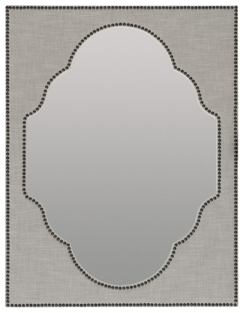 Hooker Furniture - Boheme Nourmand Linen Wrapped Mirror - 5750-90008-GRY veiw 1