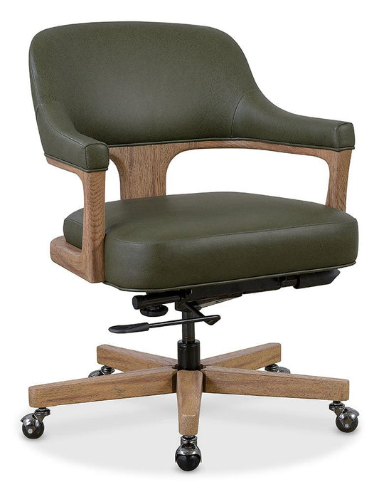 Hooker Furniture - Briar Executive Swivel Tilt Chair in Green - EC225-028 veiw 2