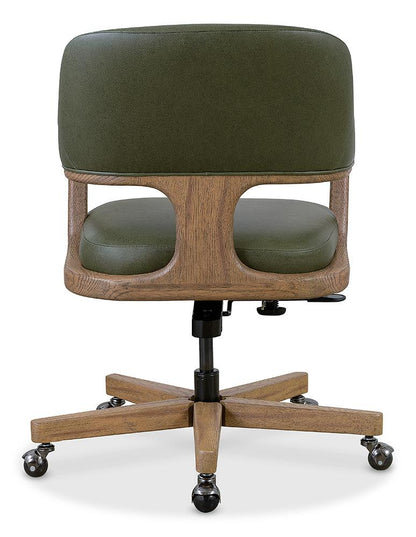 Hooker Furniture - Briar Executive Swivel Tilt Chair in Green - EC225-028 veiw 3
