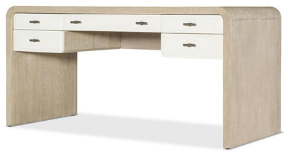 Hooker Furniture - Brixton Writing Desk in Light Wood - 6022-10458-80 veiw 3