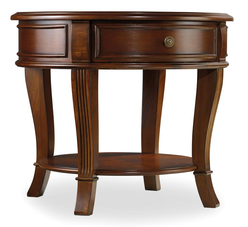 Hooker Furniture - Brookhaven Round Lamp Table - 281-80-116 veiw 1