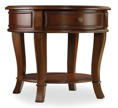 Hooker Furniture - Brookhaven Round Lamp Table - 281-80-116 veiw 1
