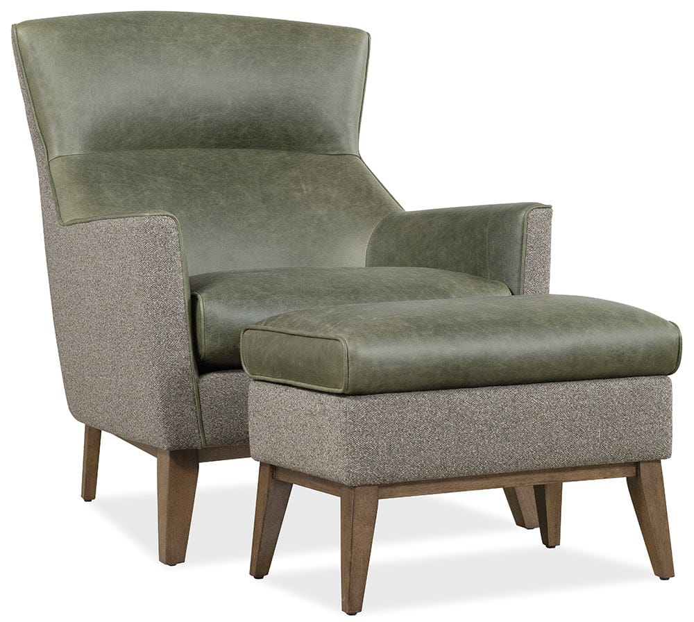 Hooker Furniture - Camille Ottoman - Green - CC237-OT-026 view 3