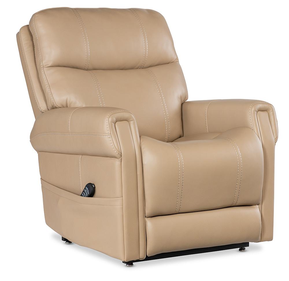 Hooker Furniture - Carroll Power Recliner with Power Headrest, Lumbar & Lift in Beige - RC603-PHLL4-082 veiw 2