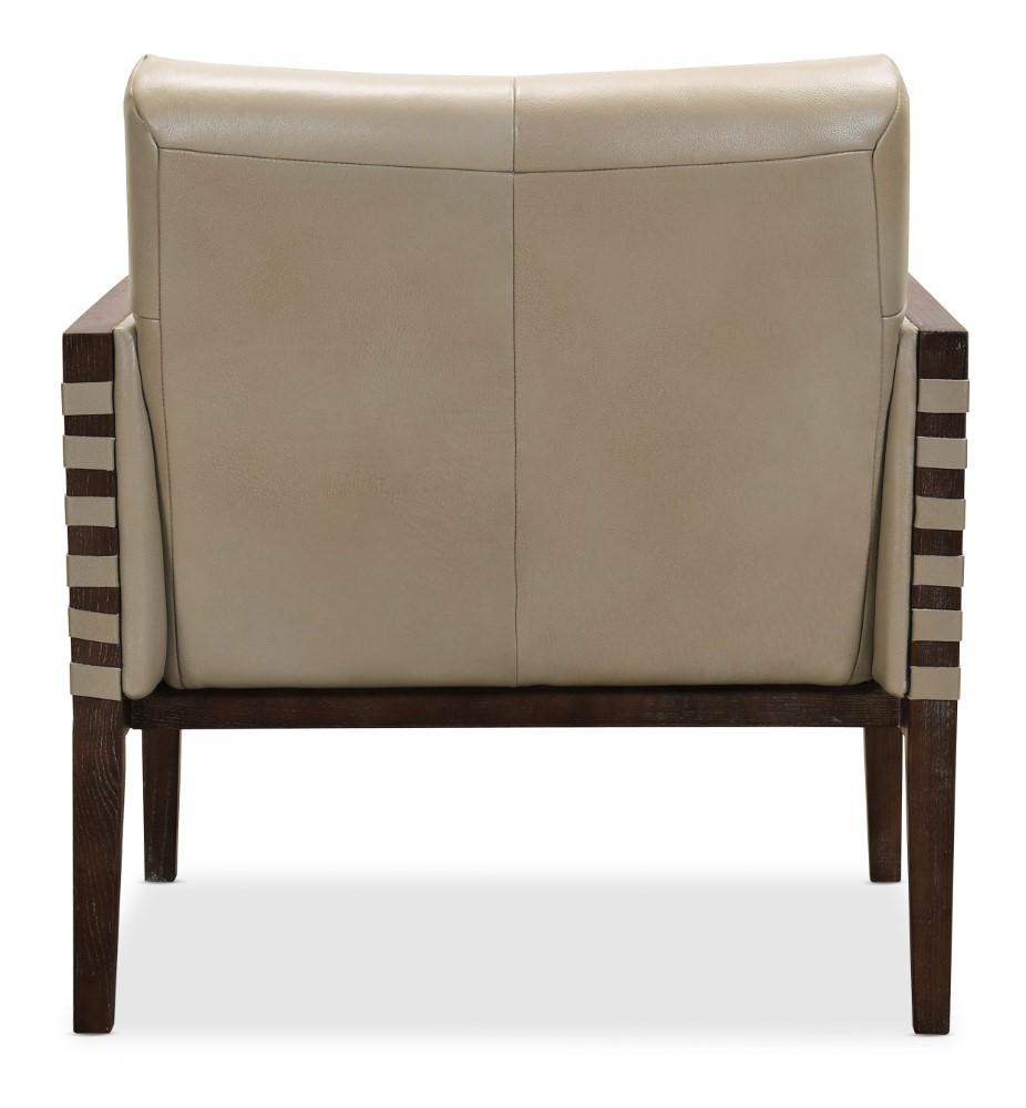 Hooker Furniture - Carverdale Leather Club Chair w/Wood Frame - CC401-082 veiw 2