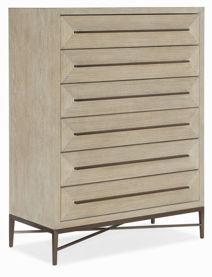 Hooker Furniture - Cascade Six-Drawer Chest - 6120-90110-80 veiw 1