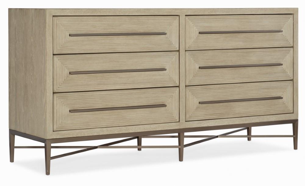 Hooker Furniture - Cascade Six-Drawer Dresser - 6120-90202-80 veiw 1
