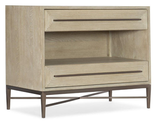 Hooker Furniture - Cascade Two-Drawer Nightstand - 6120-90016-80 veiw 1