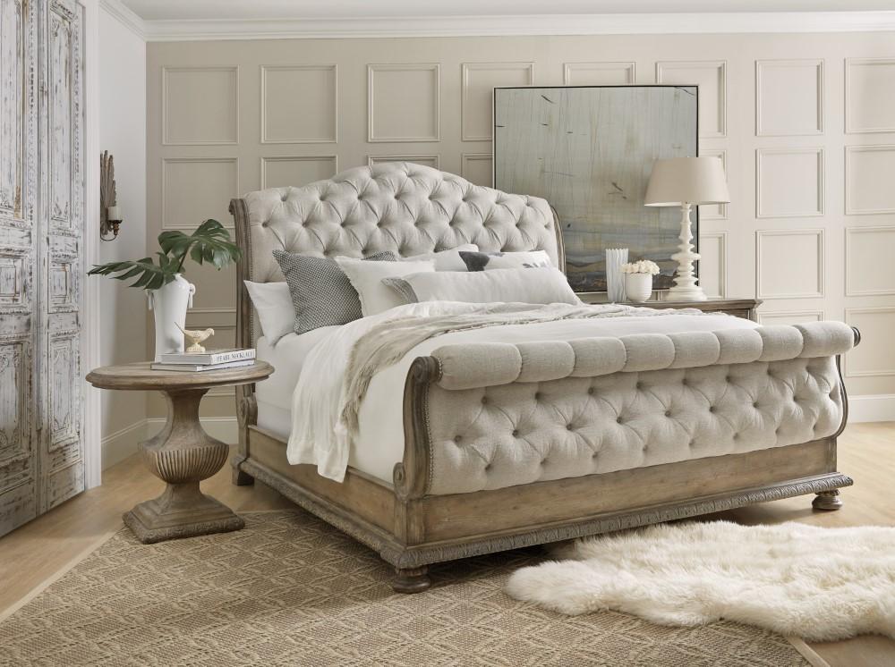 Hooker Furniture - Castella King Tufted Bed - 5878-90566-80 veiw 4