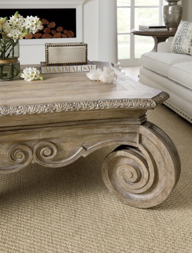 Hooker Furniture - Castella Square Cocktail Table - 5878-80112-80 veiw 3