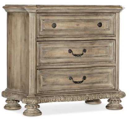 Hooker Furniture - Castella Three Drawer Nightstand - 5878-90016-80 veiw 1