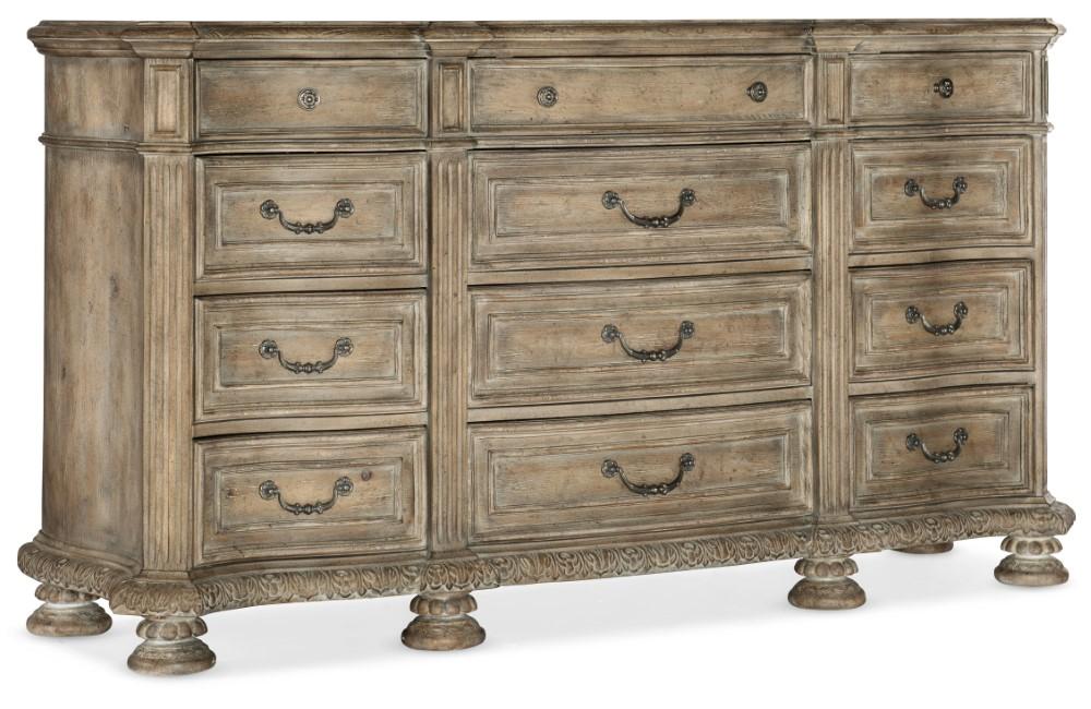 Hooker Furniture - Castella Twelve Drawer Dresser - 5878-90002-80 veiw 1
