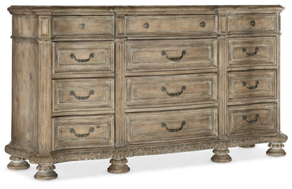 Hooker Furniture - Castella Twelve Drawer Dresser - 5878-90002-80 veiw 1